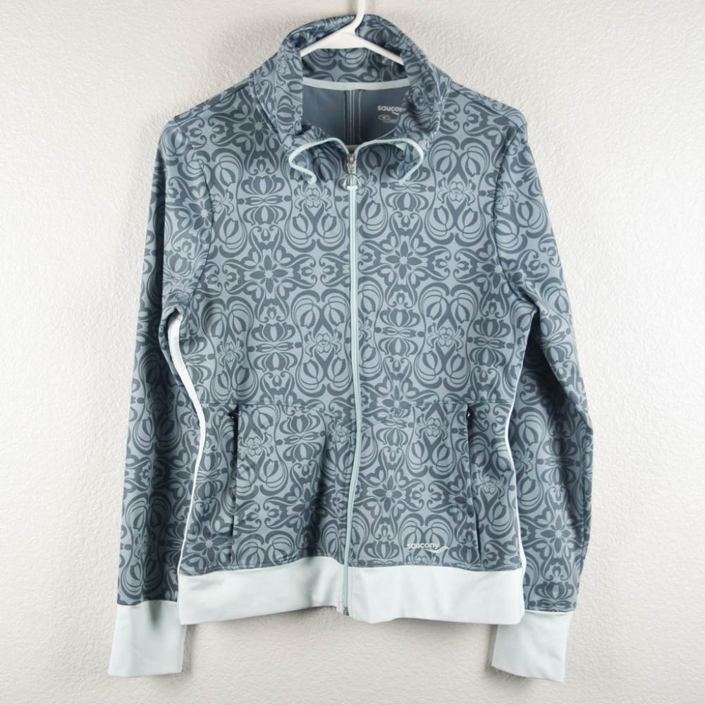 Saucony Womens M Stretch Track Running Jacket